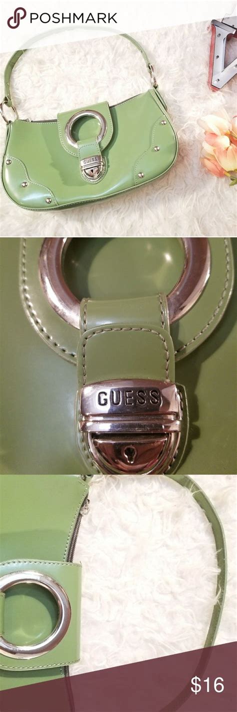 vintage guess bag|guess small green handbags vintage.